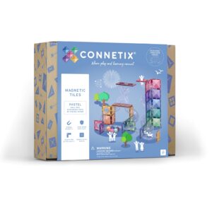 CONNETIX Magnetická stavebnice - Rozšíření kuličkové dráhy Pastel (80 ks)