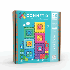 CONNETIX Magnetická stavebnice - Bright Portal Pack (48 ks)