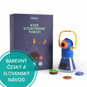 Mideer: Dětská promítačka – 12 pohádek s českým návodem