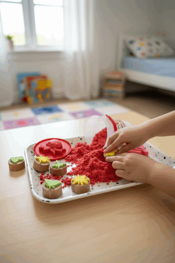 ChildGen MAGICAL SAND 907 GR RED COLOR 361 4