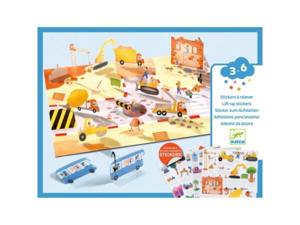 DJ00043 djeco djeco premistitelne samolepky auta