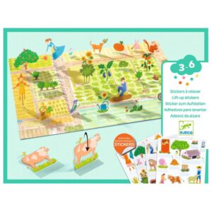 DJECO - Přemístitelné samolepky: Farma
