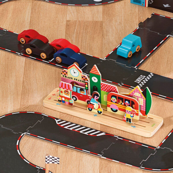 V7627 Drevena logicka hra Postav to spravne Mesto 4