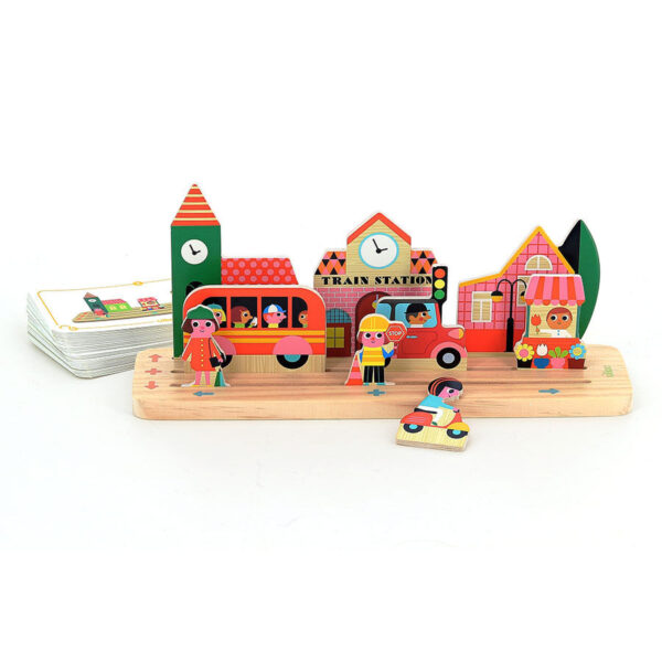 V7627 Drevena logicka hra Postav to spravne Mesto 5