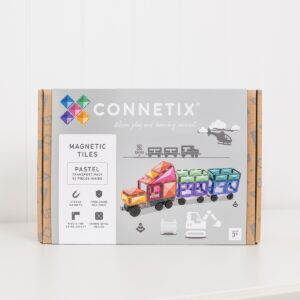 CONNETIX Magnetická stavebnice - Transport Pack Pastel (50 ks)