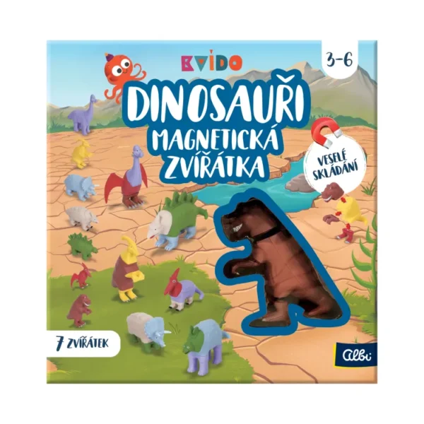 kvido magneticka zviratka dinosauri 2