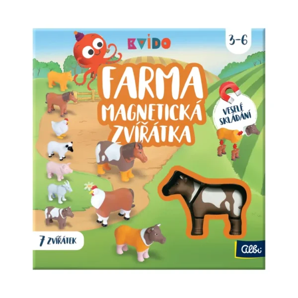magneticka zviratka farma kvido 2