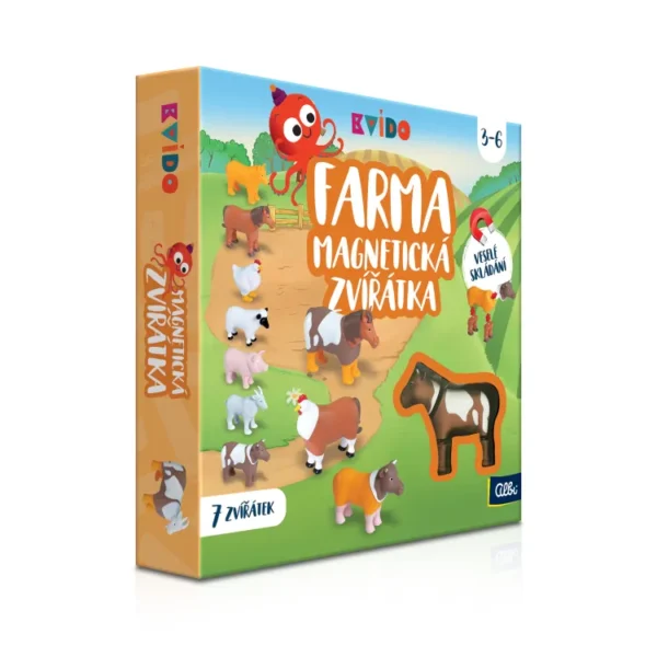 magneticka zviratka farma kvido