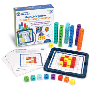 Learning Resources - MathLink® Cubes: Brain Puzzle Challenge