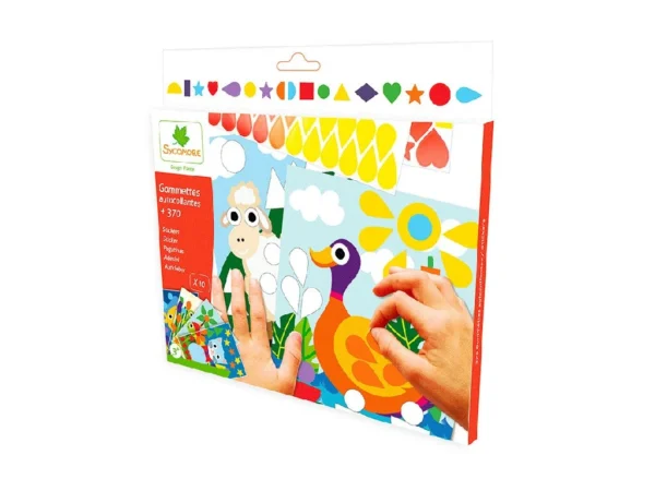 SYC CRE44032 samolepky tvary barvy frama