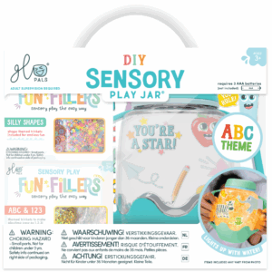 Glo Pals - Senzorická sada ABC (láhev+náplň+samolepky)