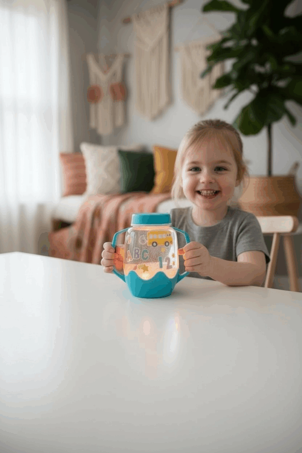 eng pl Glo Pals ABC Sensory Set Sensory Jar with Magical Fillers and Stickers 405 11