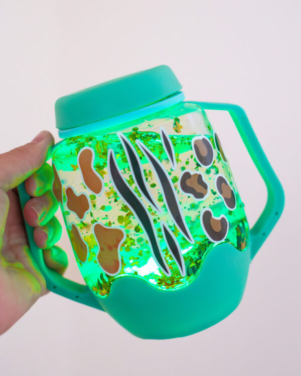 eng pl Glo Pals ZOO Sensory Set Sensory Jar with Magical Fillers and Stickers 401 13