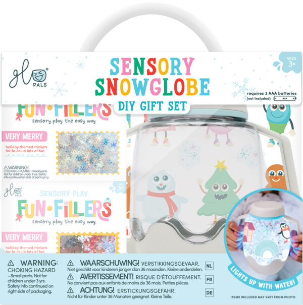 eng pl Glo Pals ZOO Sensory Set Sensory Jar with Magical Fillers and Stickers 404 6