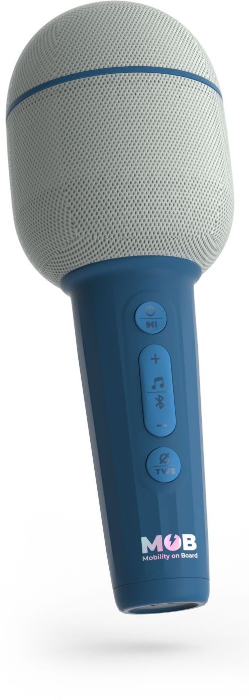 Detsky mikrofon MOB Micro Groovy modra
