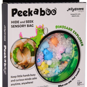 Jellystone Designs - Peekaboo senzorická kapsa: Dinosauři