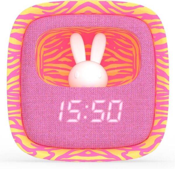 MOB Billy Clock and light Pink Zebra