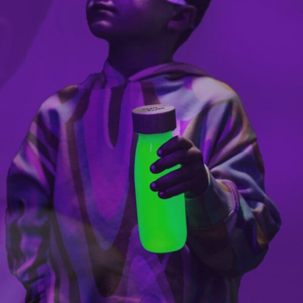 Petit Boum senzoricka lahev fluo zluta 2