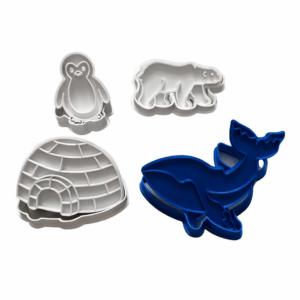 Razítka 2v1: Polární vykrajovátka