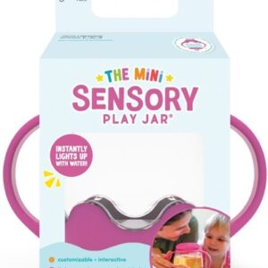 Glo Pals - senzorická láhev MINI růžová