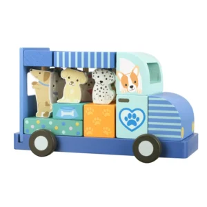 Orange Tree Toys - Blokové puzzle: psí salon