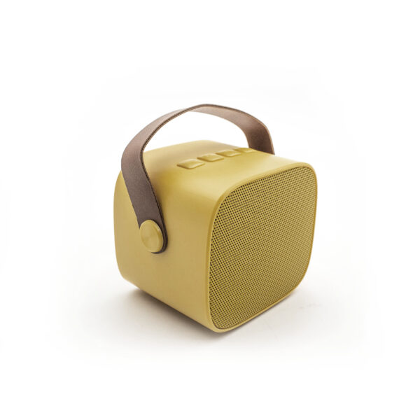 lalar speakblmich yellow bluetooth karaoke set mikrofon a reproduktor zlty 2