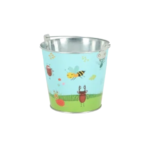Zahradní kyblík s motivem hmyzu