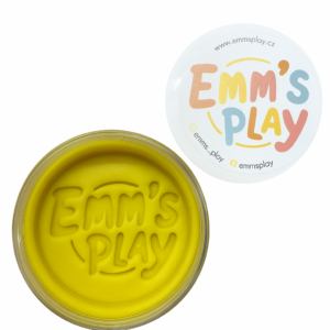 Jednobarevná mini modelína žlutá