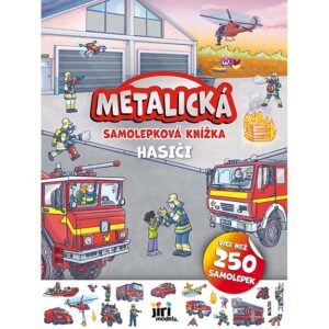 Metalická samolepková knížka – Hasiči