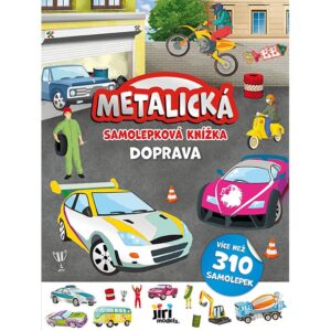 Metalická samolepková knížka – Doprava