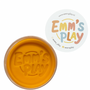 Jednobarevná mini modelína oranžová