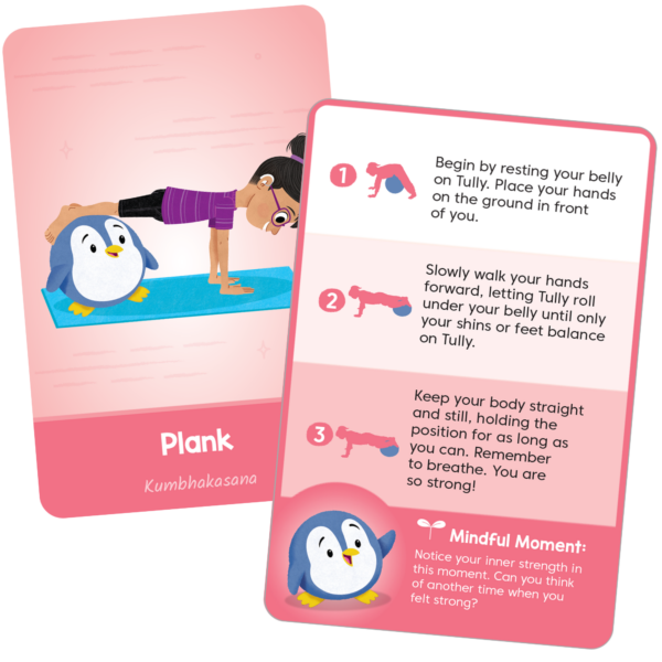 97697 Yoga Ball BubblePlush Penguin Card Exercise