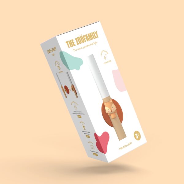 The Zoofamily Packshot Packaging Zoo Light Fox