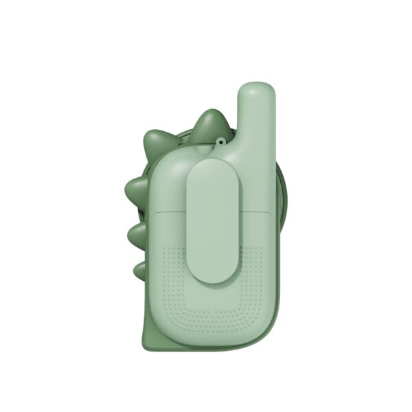 The zoofamily dino green walkie talkie back
