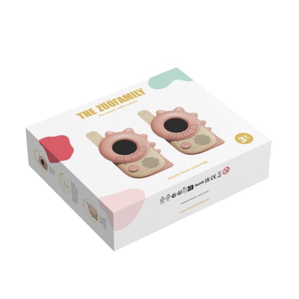 The zoofamily packaging of set dino pink