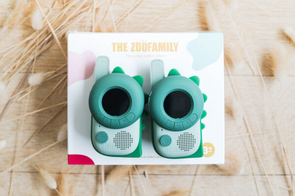The zoofamily walkie talkie dino green dino green 2