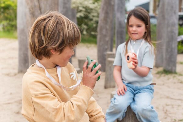 The zoofamily walkie talkie dino green dino pink 26