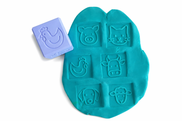 obtiskovaci kostka zviratka