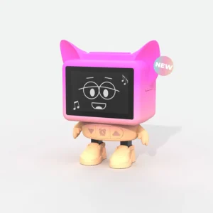 MOB - Tancující budík (růžový)