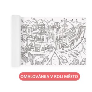 Mideer: Omalovánky v roli (10 m) - Město