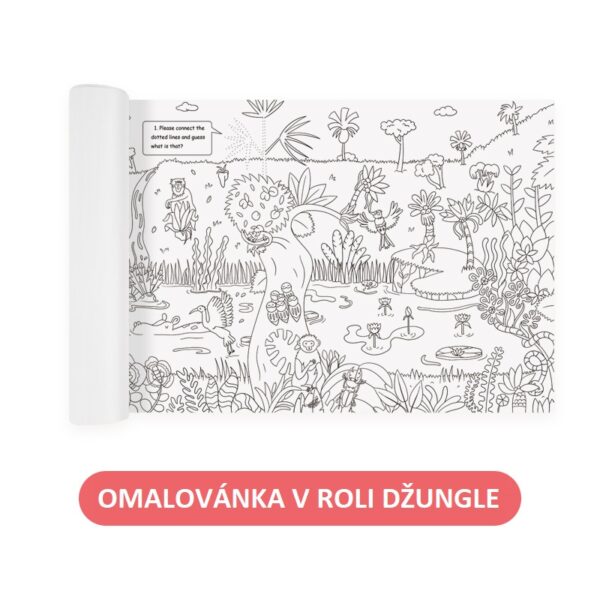 MD4089 omalovanka v roli dzungle