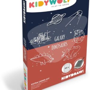 Doplňkové karty KIDYDRAW MINI: Galaxie a dinosauři