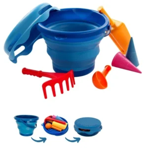 Schildkröt - Sada hraček na písek 7v1 modrá