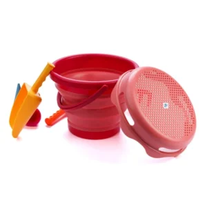 Schildkröt - Sada hraček na písek 7v1 červená