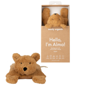 Nahřívací medvídek s třešňovými peckami Wooly Organic