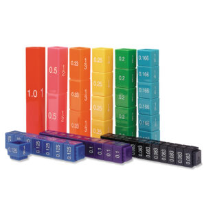 Learning Resources - vzdělávací kostky Fraction Tower® Equivalency Cubes