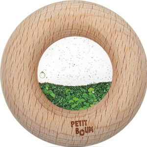 Petit Boum - Senzorické chrastítko Calm: zelené
