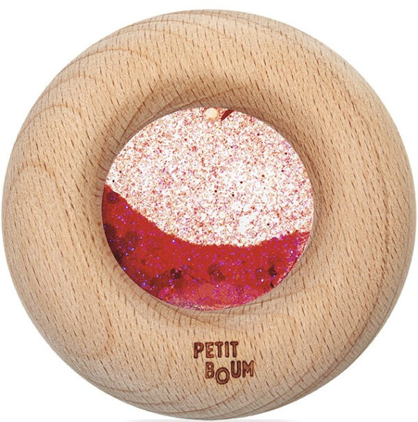 Petit Boum Sensory Rattle Calm Donut Red