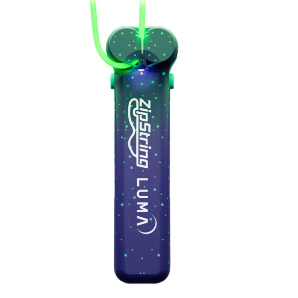 zipstring luma front view on glow string