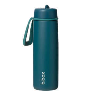 b.box Nerezová termolahev s brčkem 690 ml – Sea Glass